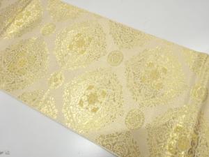 華紋織り出し　袋帯
